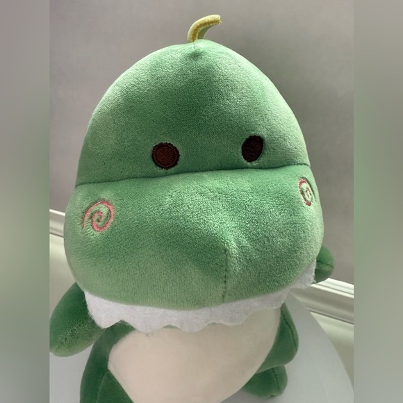 11” Green Dinosaur Plush Toy - Picture 6 of 12